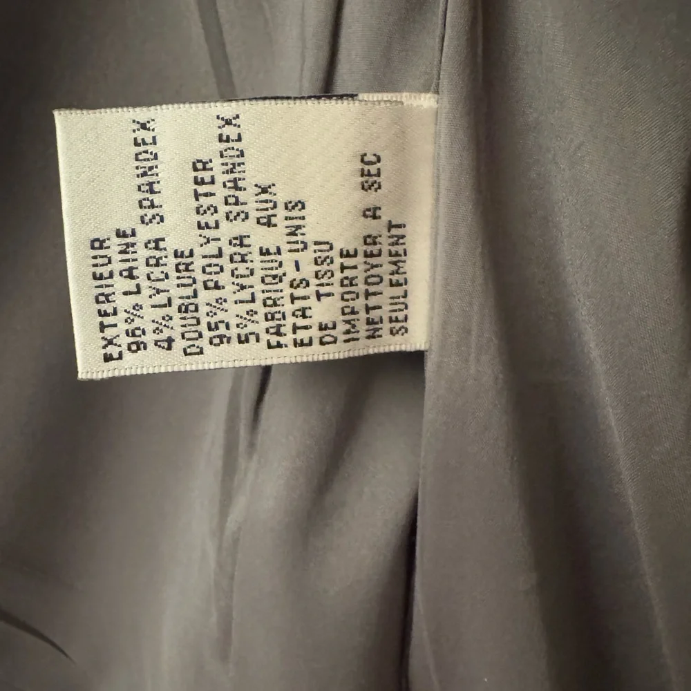 Talbots Gray Women's Blazer Size 2 Petite - Picture 7 of 8